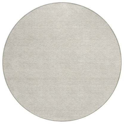 Riyala Beige Washable Indoor-Outdoor Rug-Outdoor Rugs-LOOMLAN Rugs-8' x 8'-LOOMLAN