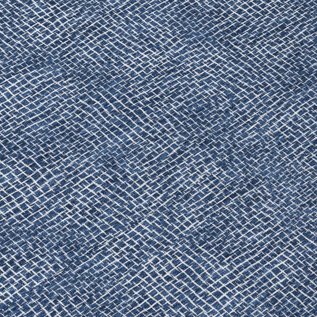 Riyala Blue Washable Indoor-Outdoor Rug-Outdoor Rugs-LOOMLAN Rugs-LOOMLAN