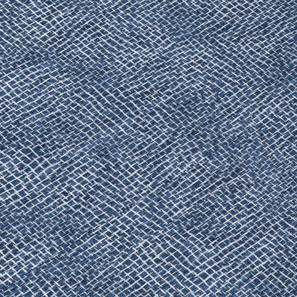 Riyala Blue Washable Indoor-Outdoor Rug-Outdoor Rugs-LOOMLAN Rugs-LOOMLAN