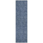 Riyala Blue Washable Indoor-Outdoor Rug-Outdoor Rugs-LOOMLAN Rugs-2'3" x 7'6"-LOOMLAN