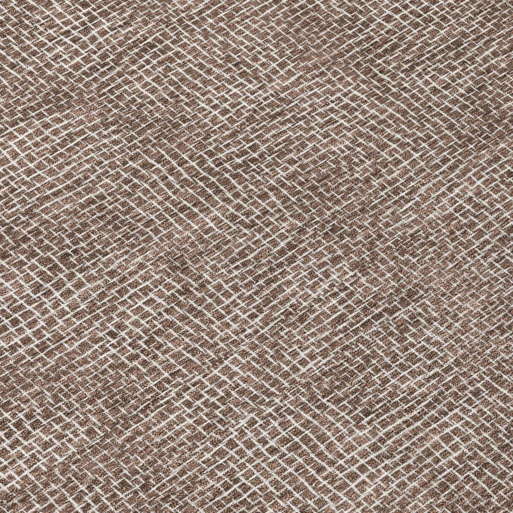 Riyala Brown Washable Indoor-Outdoor Rug-Outdoor Rugs-LOOMLAN Rugs-LOOMLAN