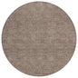 Riyala Brown Washable Indoor-Outdoor Rug-Outdoor Rugs-LOOMLAN Rugs-8' x 8'-LOOMLAN