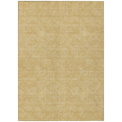 Riyala Gold Washable Indoor-Outdoor Rug-Outdoor Rugs-LOOMLAN Rugs-2'6" x 3'10"-LOOMLAN