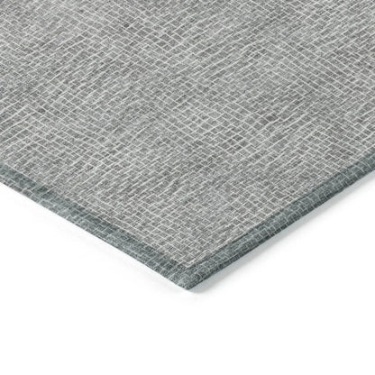 Riyala Gray Washable Indoor-Outdoor Rug-Outdoor Rugs-LOOMLAN Rugs-LOOMLAN