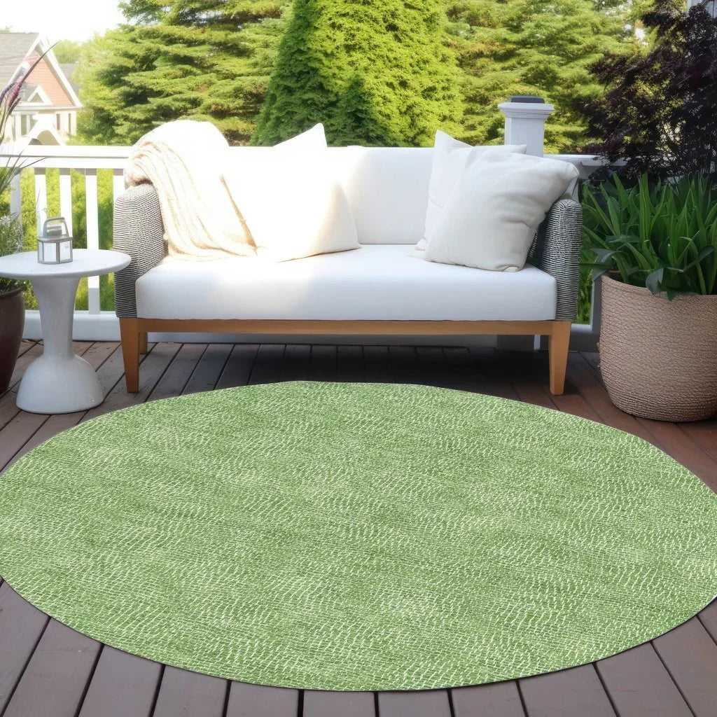 Riyala Green Washable Indoor-Outdoor Rug-Outdoor Rugs-LOOMLAN Rugs-LOOMLAN
