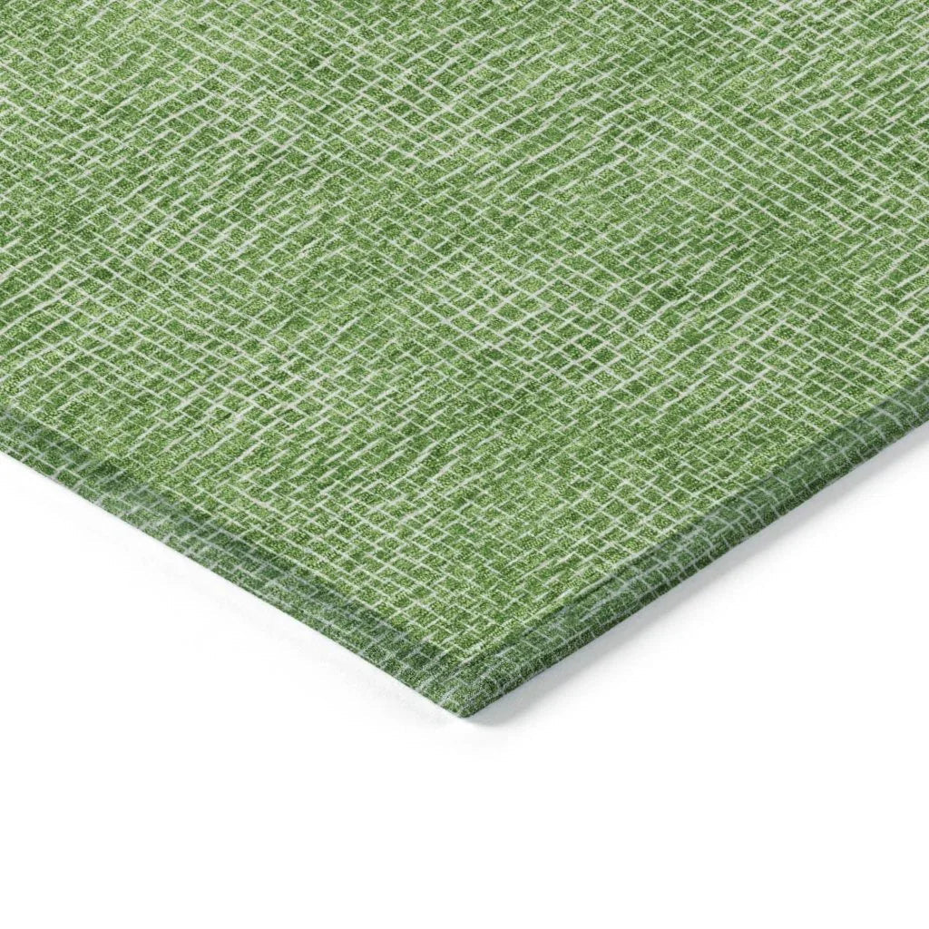 Riyala Green Washable Indoor-Outdoor Rug-Outdoor Rugs-LOOMLAN Rugs-LOOMLAN