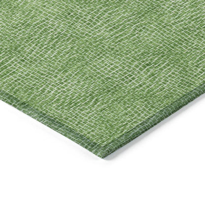 Riyala Green Washable Indoor-Outdoor Rug-Outdoor Rugs-LOOMLAN Rugs-LOOMLAN