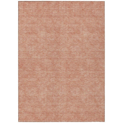Riyala Orange Washable Indoor-Outdoor Rug-Outdoor Rugs-LOOMLAN Rugs-2'6" x 3'10"-LOOMLAN