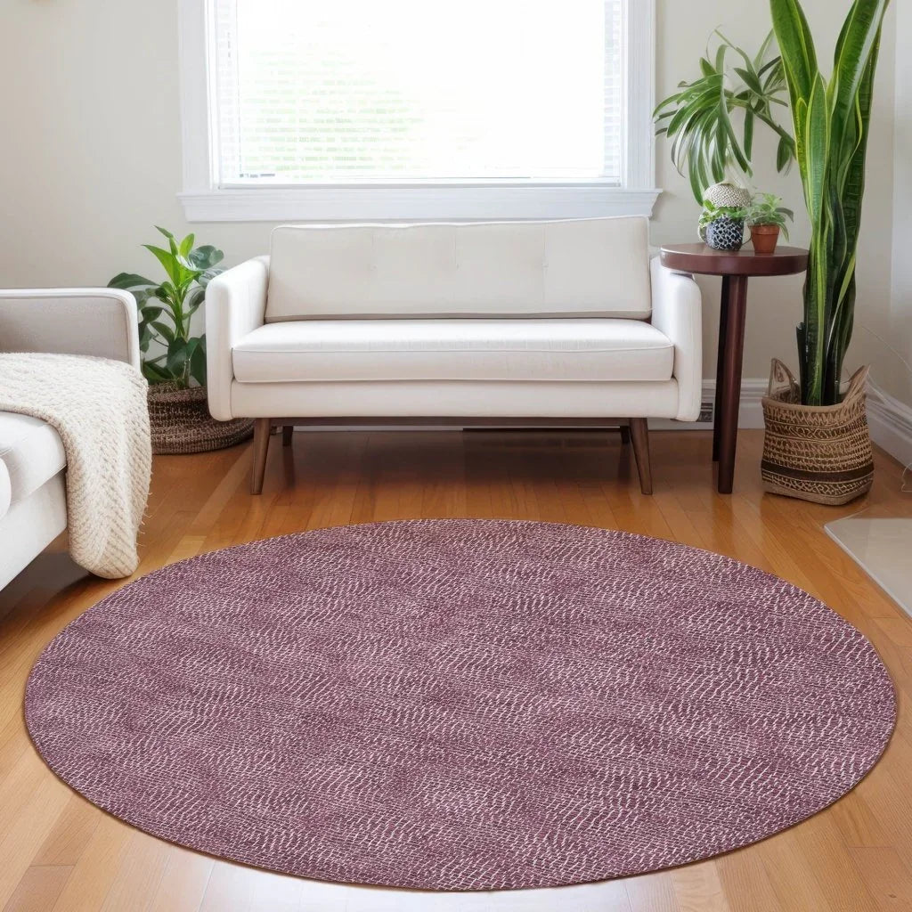 Riyala Purple Washable Indoor-Outdoor Rug-Outdoor Rugs-LOOMLAN Rugs-LOOMLAN