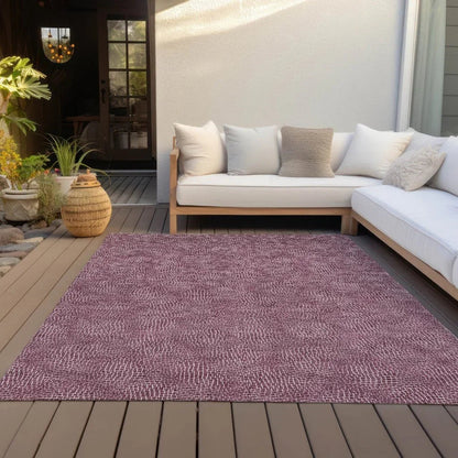 Riyala Purple Washable Indoor-Outdoor Rug-Outdoor Rugs-LOOMLAN Rugs-LOOMLAN