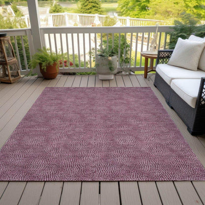 Riyala Purple Washable Indoor-Outdoor Rug-Outdoor Rugs-LOOMLAN Rugs-LOOMLAN