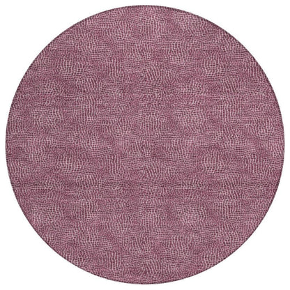Riyala Purple Washable Indoor-Outdoor Rug-Outdoor Rugs-LOOMLAN Rugs-8' x 8'-LOOMLAN