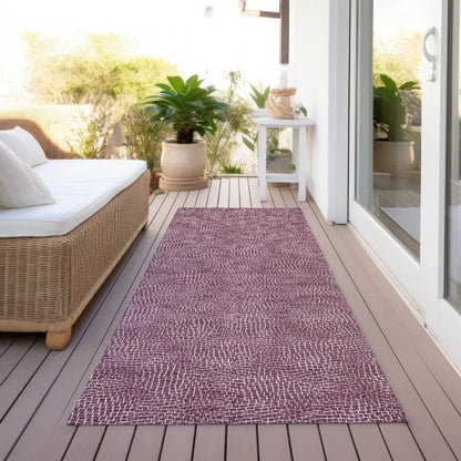 Riyala Purple Washable Indoor-Outdoor Rug-Outdoor Rugs-LOOMLAN Rugs-LOOMLAN