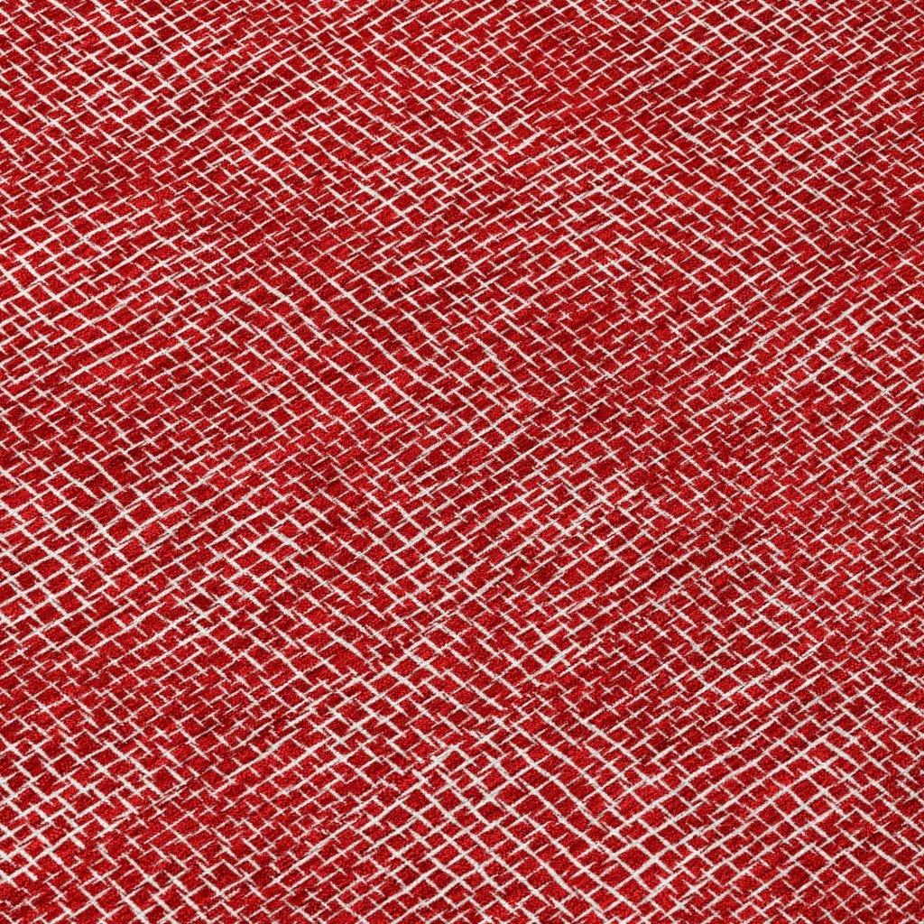 Riyala Red Washable Indoor-Outdoor Rug-Outdoor Rugs-LOOMLAN Rugs-LOOMLAN