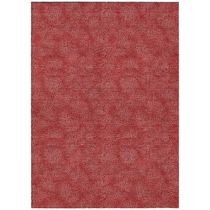 Riyala Red Washable Indoor-Outdoor Rug-Outdoor Rugs-LOOMLAN Rugs-2'6" x 3'10"-LOOMLAN
