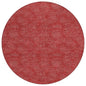 Riyala Red Washable Indoor-Outdoor Rug-Outdoor Rugs-LOOMLAN Rugs-8' x 8'-LOOMLAN