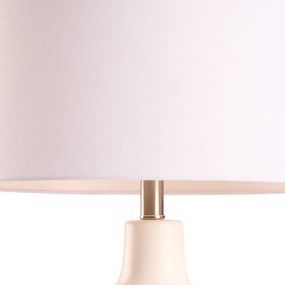 Roberta White Ceramic Table Lamp