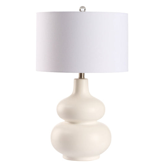 Roberta White Ceramic Table Lamp
