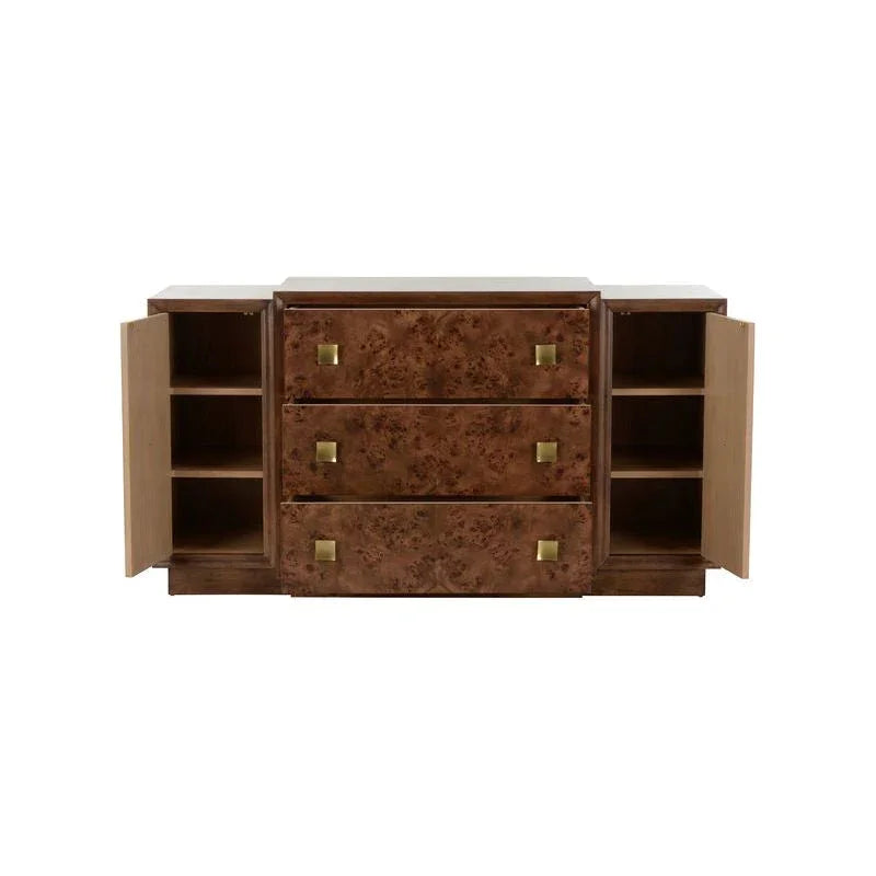Robinson Wooden Brown Cabinet - LOOMLAN - Wildwood - Accent Cabinets