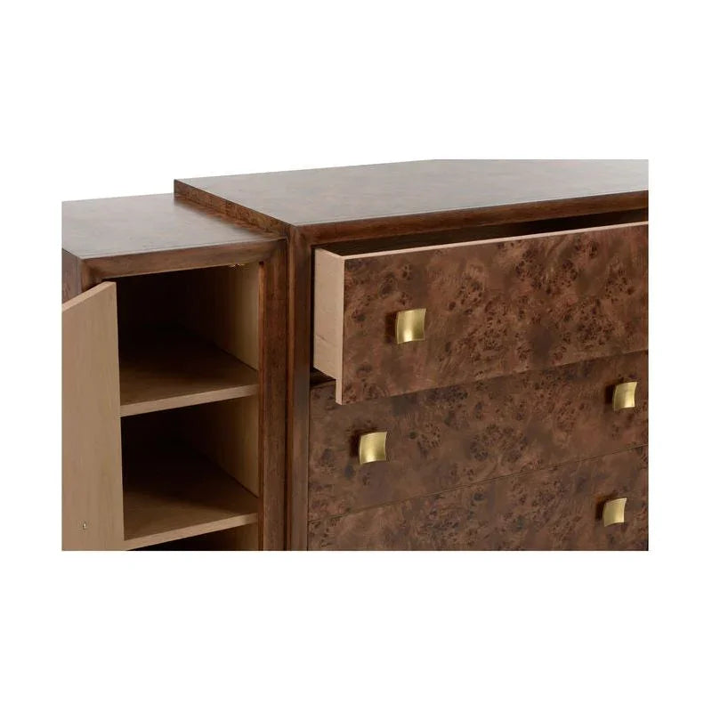 Robinson Wooden Brown Cabinet - LOOMLAN - Wildwood - Accent Cabinets