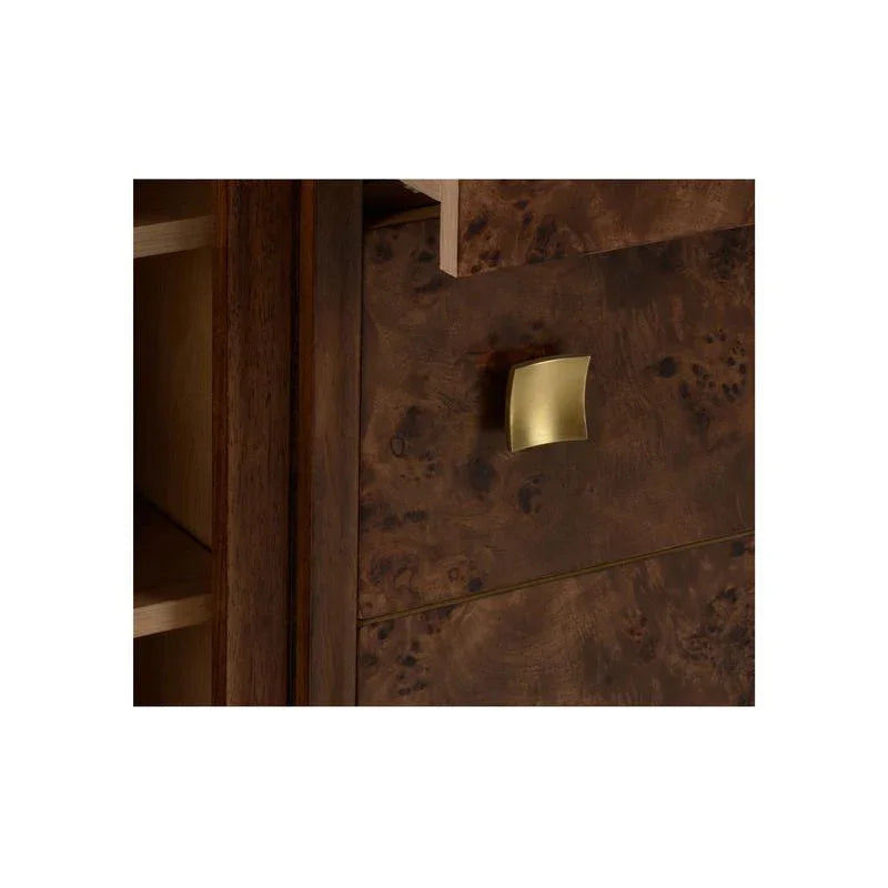 Robinson Wooden Brown Cabinet - LOOMLAN - Wildwood - Accent Cabinets