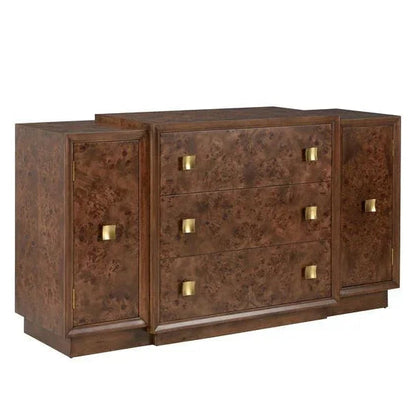 Robinson Wooden Brown Cabinet - LOOMLAN - Wildwood - Accent Cabinets