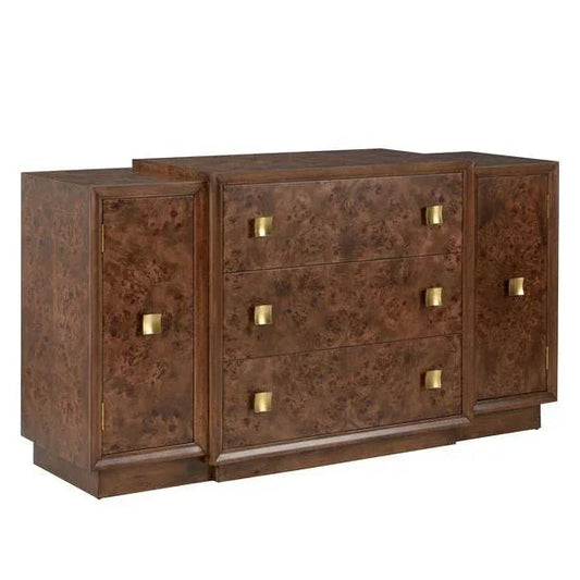 Robinson Wooden Brown Cabinet - LOOMLAN - Wildwood - Accent Cabinets