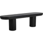 Rocca Concrete and Wood Black Bench - LOOMLAN - Moe's Home - Bedroom Benches