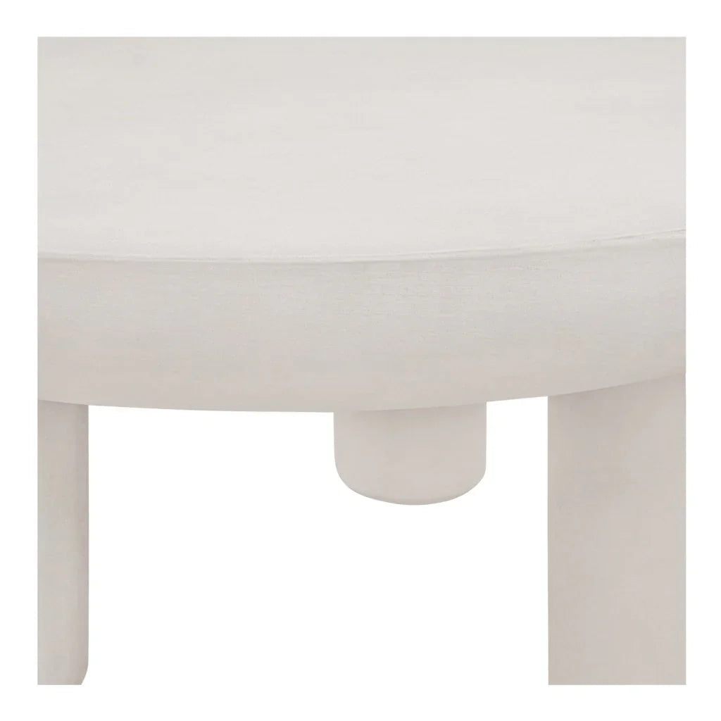 Rocca Cream Concrete Outdoor Coffee Table-Outdoor Coffee Tables-Moe's Home-LOOMLAN