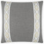 Rochelle Dove Grey Throw Pillow With Insert - LOOMLAN - D.V. Kap - Throw Pillows