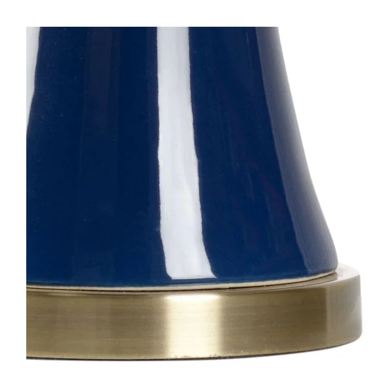 Rockport Beach Blue Ceramic Table Lamp - LOOMLAN - Chelsea House - Table Lamps