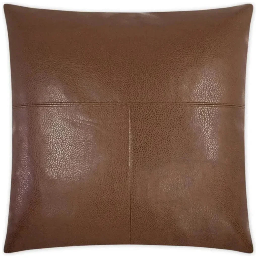Rodeo Saddle Brown Throw Pillow With Insert - LOOMLAN - D.V. Kap - Throw Pillows
