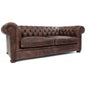 Roger Brown Chesterfield Leather Sofa Made to Order - LOOMLAN - Uptown Sebastian - Sofas & Loveseats