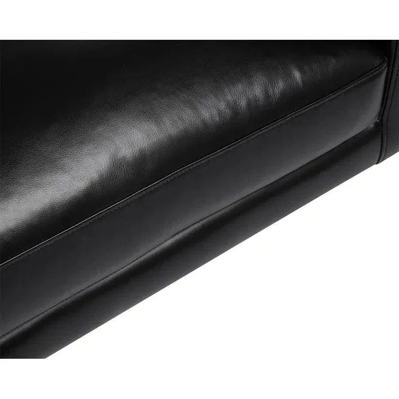 Rogers Leather Stylish Armchair - LOOMLAN - SUNPAN - Club Chairs