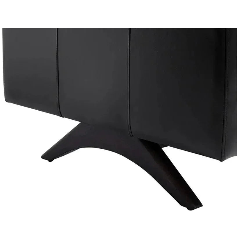 Rogers Leather Stylish Armchair - LOOMLAN - SUNPAN - Club Chairs