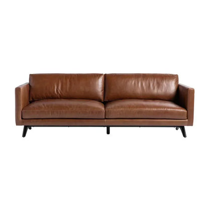 Rogers Leather Stylish Sofa - LOOMLAN - SUNPAN - Sofas & Loveseats