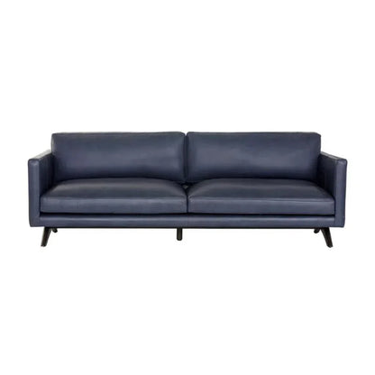 Rogers Leather Stylish Sofa - LOOMLAN - SUNPAN - Sofas & Loveseats