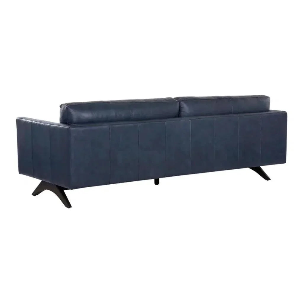 Rogers Leather Stylish Sofa - LOOMLAN - SUNPAN - Sofas & Loveseats