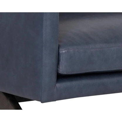 Rogers Leather Stylish Sofa - LOOMLAN - SUNPAN - Sofas & Loveseats