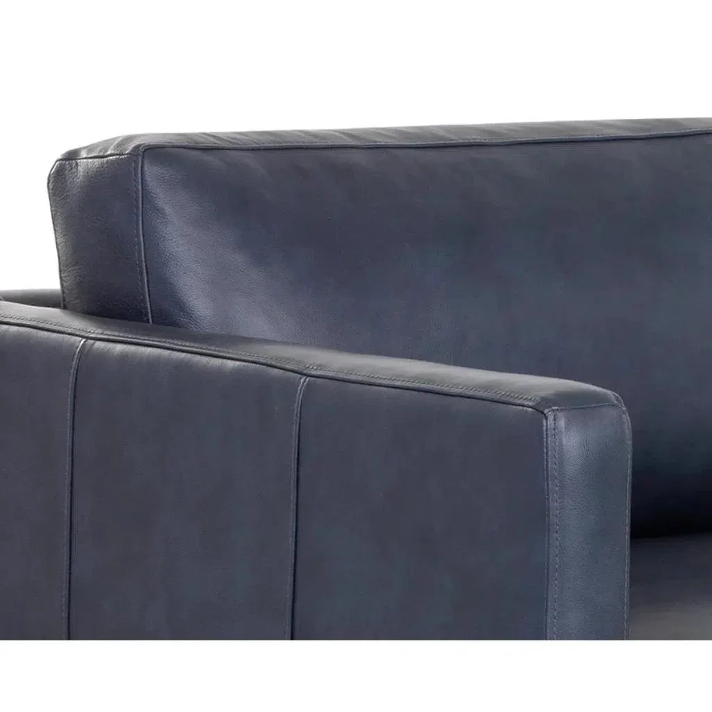 Rogers Leather Stylish Sofa - LOOMLAN - SUNPAN - Sofas & Loveseats