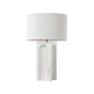 Rohe Table Lamp With Handcrafted Marble Base - LOOMLAN - SUNPAN - Table Lamps