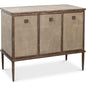 Roland Shagreen Leather Wrapped Sideboard - LOOMLAN - Sarreid - Sideboards