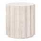 Roma Reclaimed Drum End Table Solid Wood - LOOMLAN - Essentials For Living - Side Tables