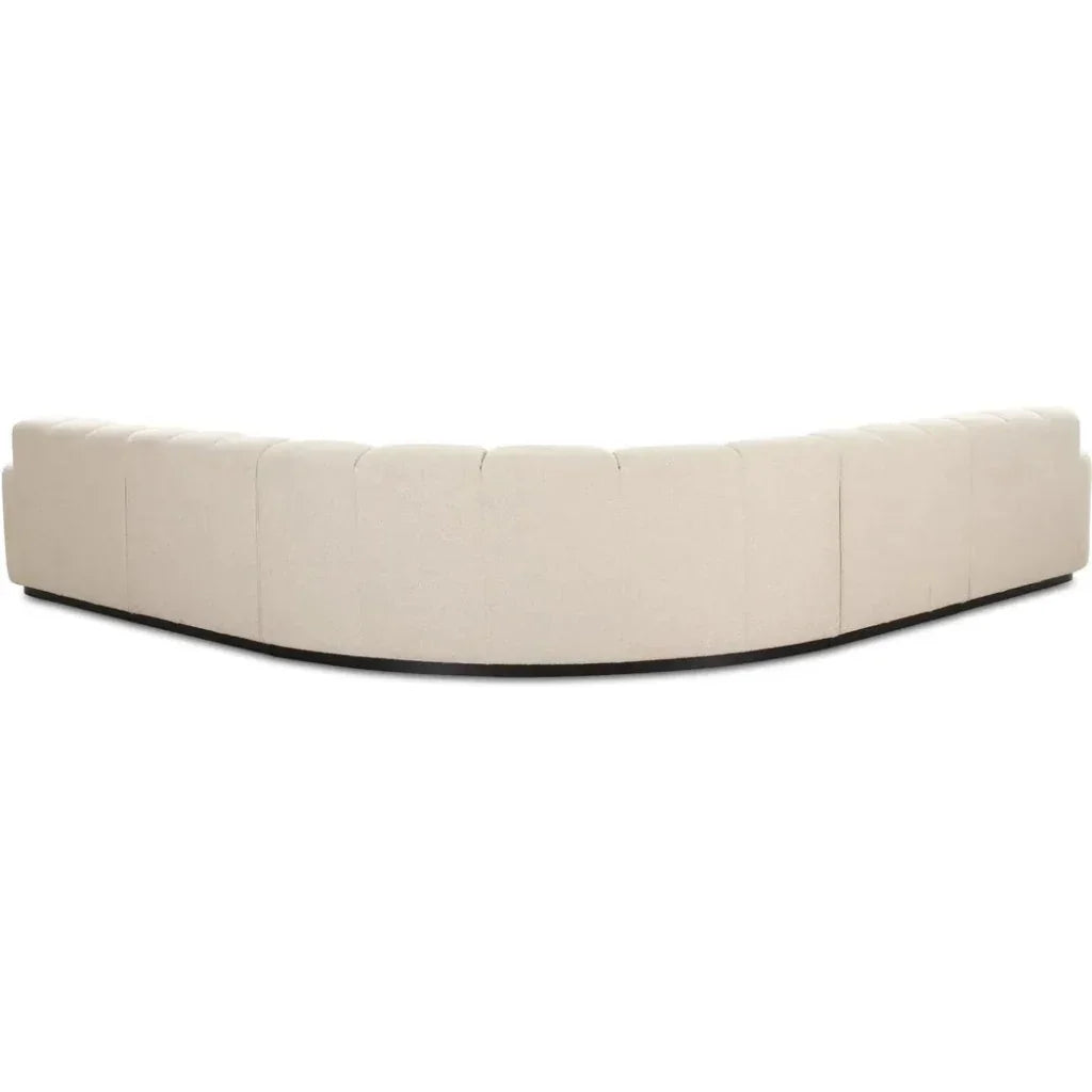 Roman Performance Fabric L-Shaped Sectional-Modular Sofas-Moe's Home-LOOMLAN