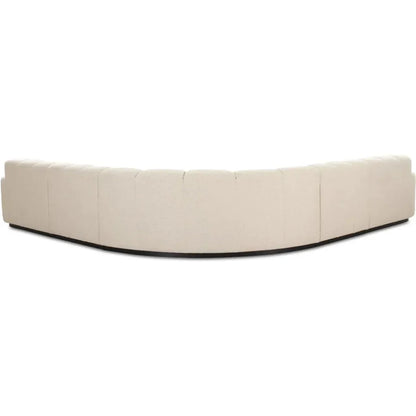 Roman Performance Fabric L-Shaped Sectional-Modular Sofas-Moe's Home-LOOMLAN