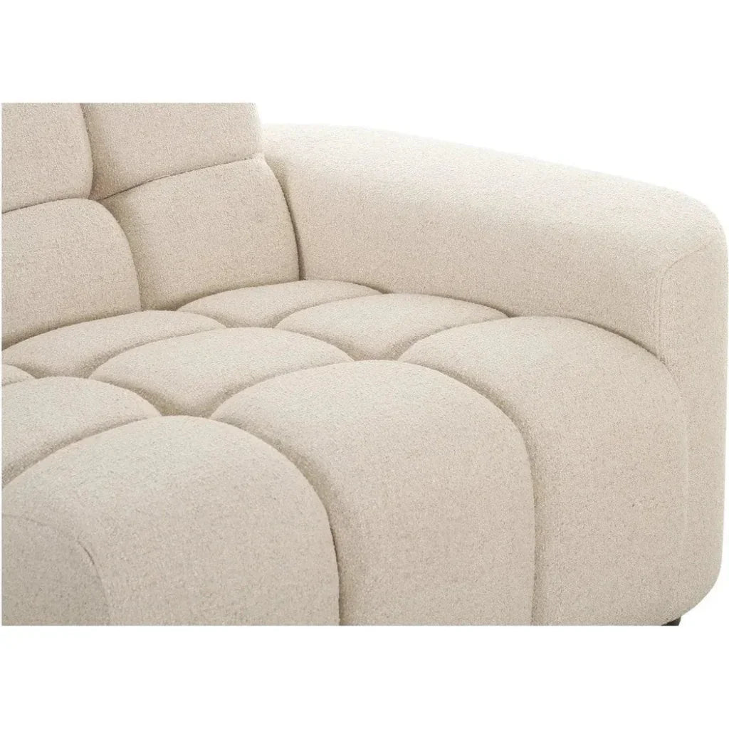 Roman Performance Fabric L-Shaped Sectional-Modular Sofas-Moe's Home-LOOMLAN
