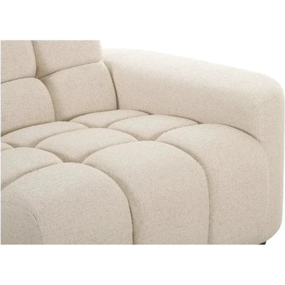 Roman Performance Fabric L-Shaped Sectional-Modular Sofas-Moe's Home-LOOMLAN