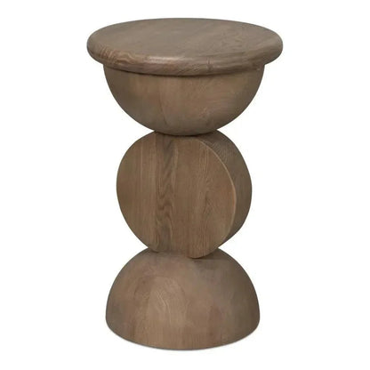 Romeo Natural Wooden Side Tables (Set Of 3) - LOOMLAN - Sarreid - Side Tables