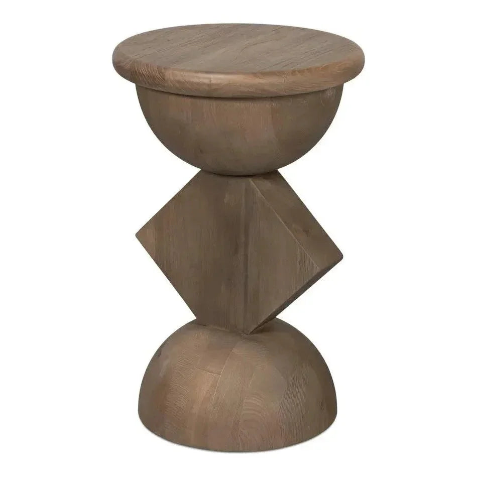 Romeo Natural Wooden Side Tables (Set Of 3) - LOOMLAN - Sarreid - Side Tables