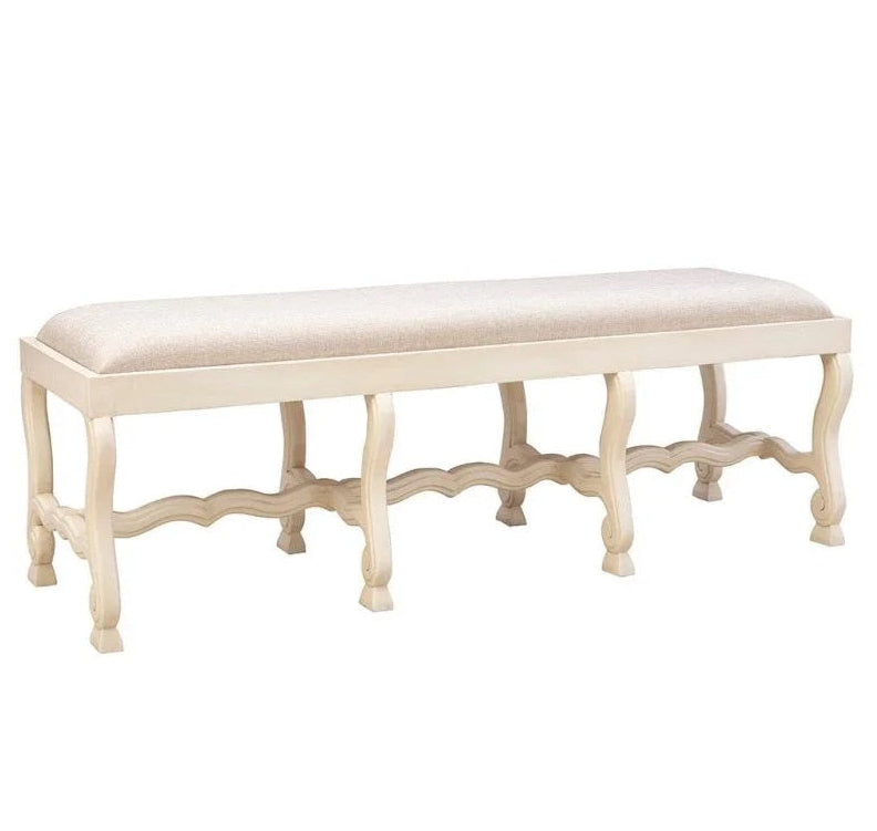Romeo Performance Fabric Bedroom Bench